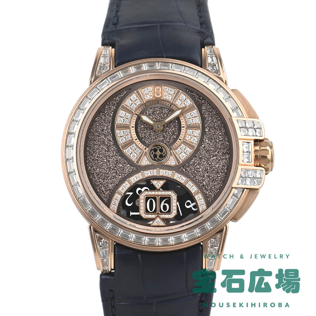 ハリー ウィンストン HARRY WINSTON オーシャン スパークリングビッグデイトオートマティック42mm 限定生産20本 OCEABD42RR003【中古】メンズ 腕時計 送料無料