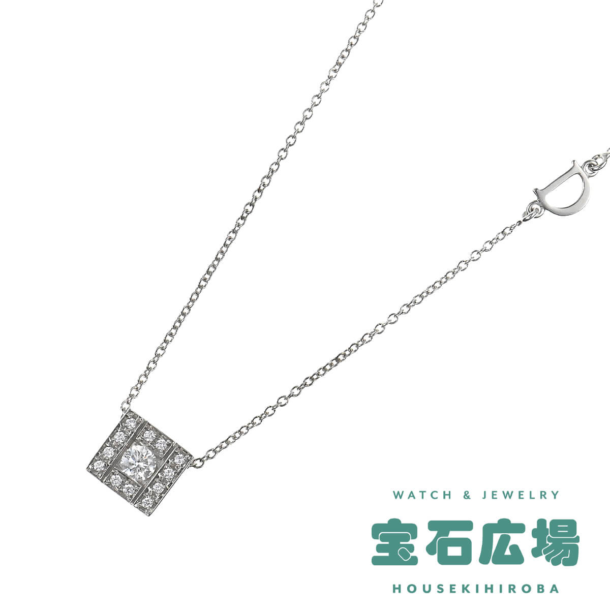 ダミアーニ ネックレス（レディース） ダミアーニ DAMIANI ベルエポック キューブ ダイヤ ペンダントネックレス 20089200【新品】ユニセックス ジュエリー 送料無料