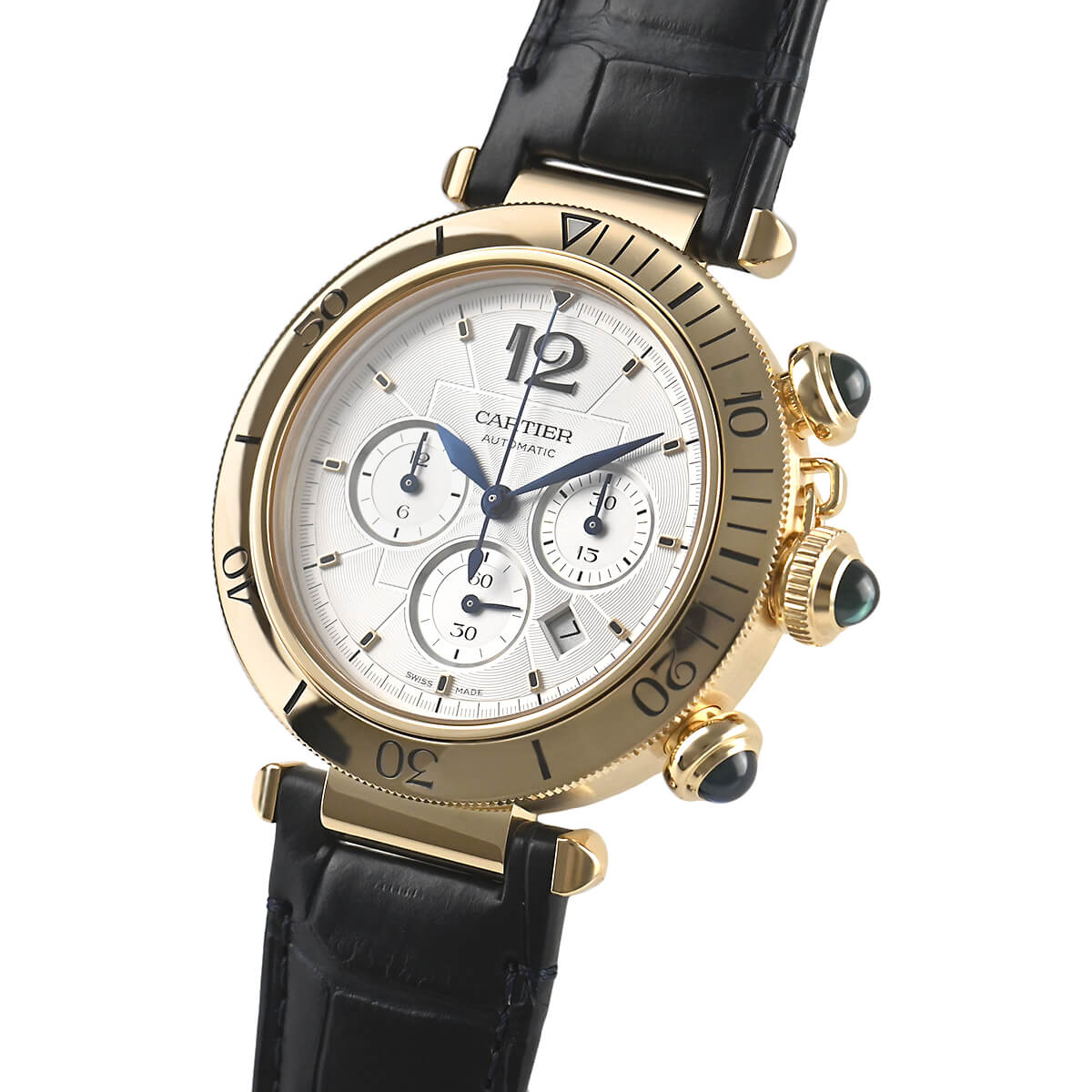 カルティエ Cartier パシャ ドゥ カルティエ クロノグラフ WGPA0017【中古】メンズ...