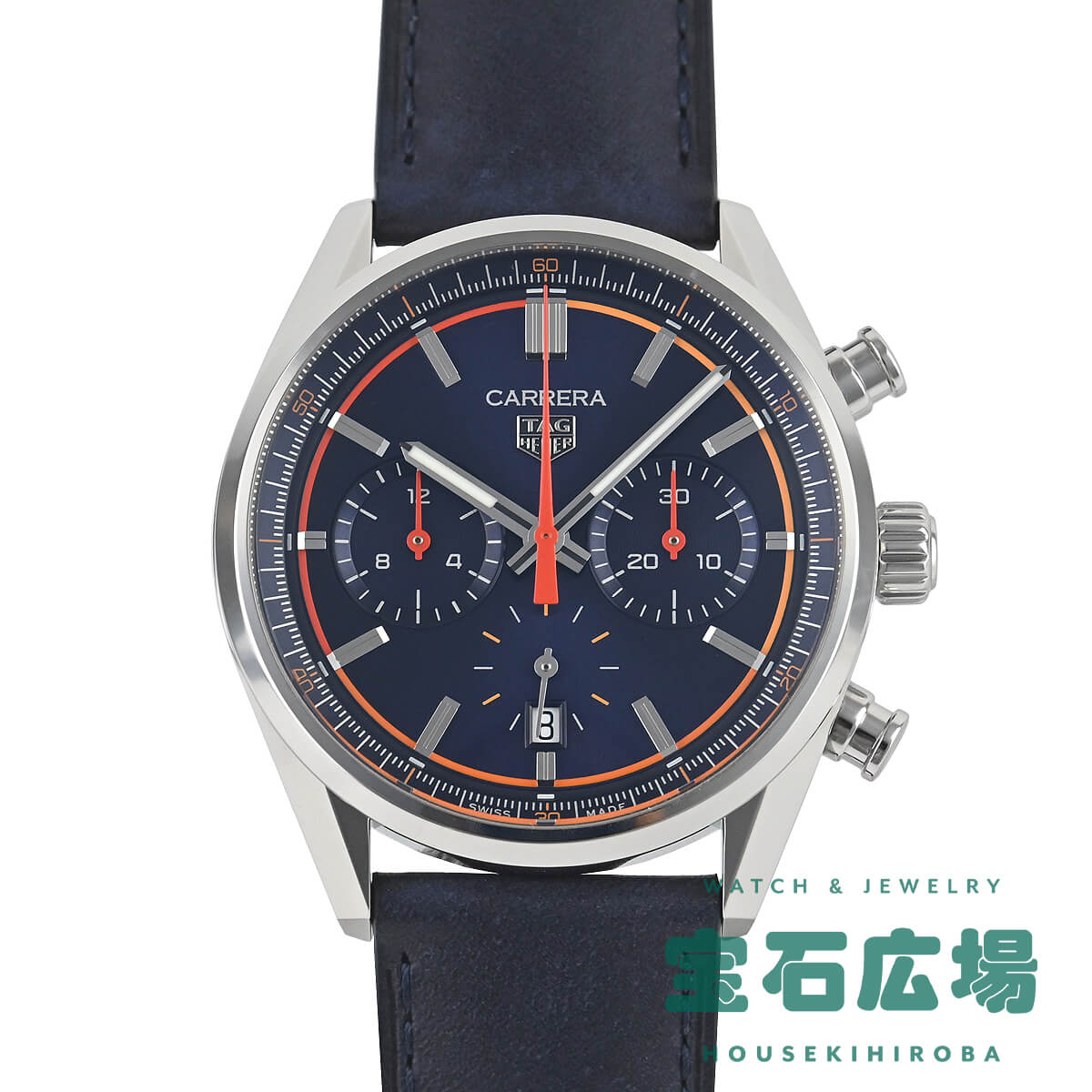 タグホイヤー カレラ 腕時計（メンズ） 【最大30000円OFFクーポン6/1(土)0時開始】タグ・ホイヤー TAG Heuer カレラ キャリバーホイヤー02 クロノグラフ 42mm CBN201D.FC6543【新品】メンズ 腕時計 送料無料