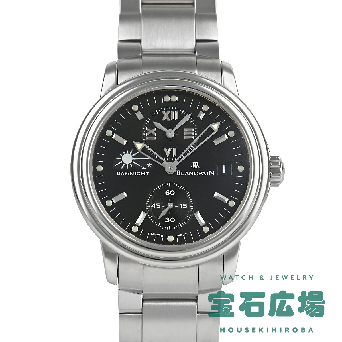 ブランパン BLANCPAIN レマン ダブルタイムゾーン 2160-1130-71【中古】メンズ 腕時計 送料無料