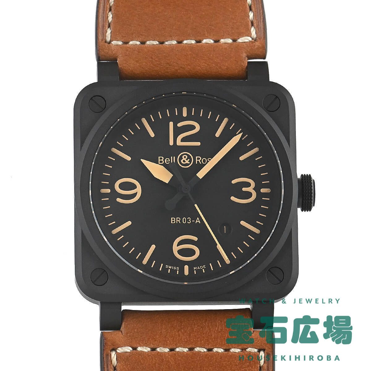 ベルandロス ベル＆ロス BELL & ROSS BR03 HERITAGE BR03A-HER-CE/SCA【新品】メンズ 腕時計 送料無料