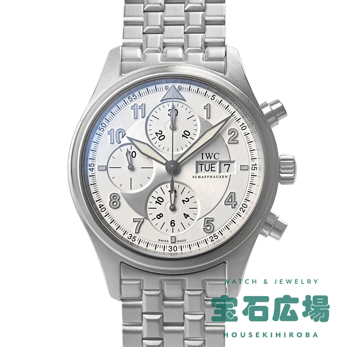 IWC アイダブリューシー スピットファイアクロノ IW371705【中古】メンズ 腕時計 送料無料