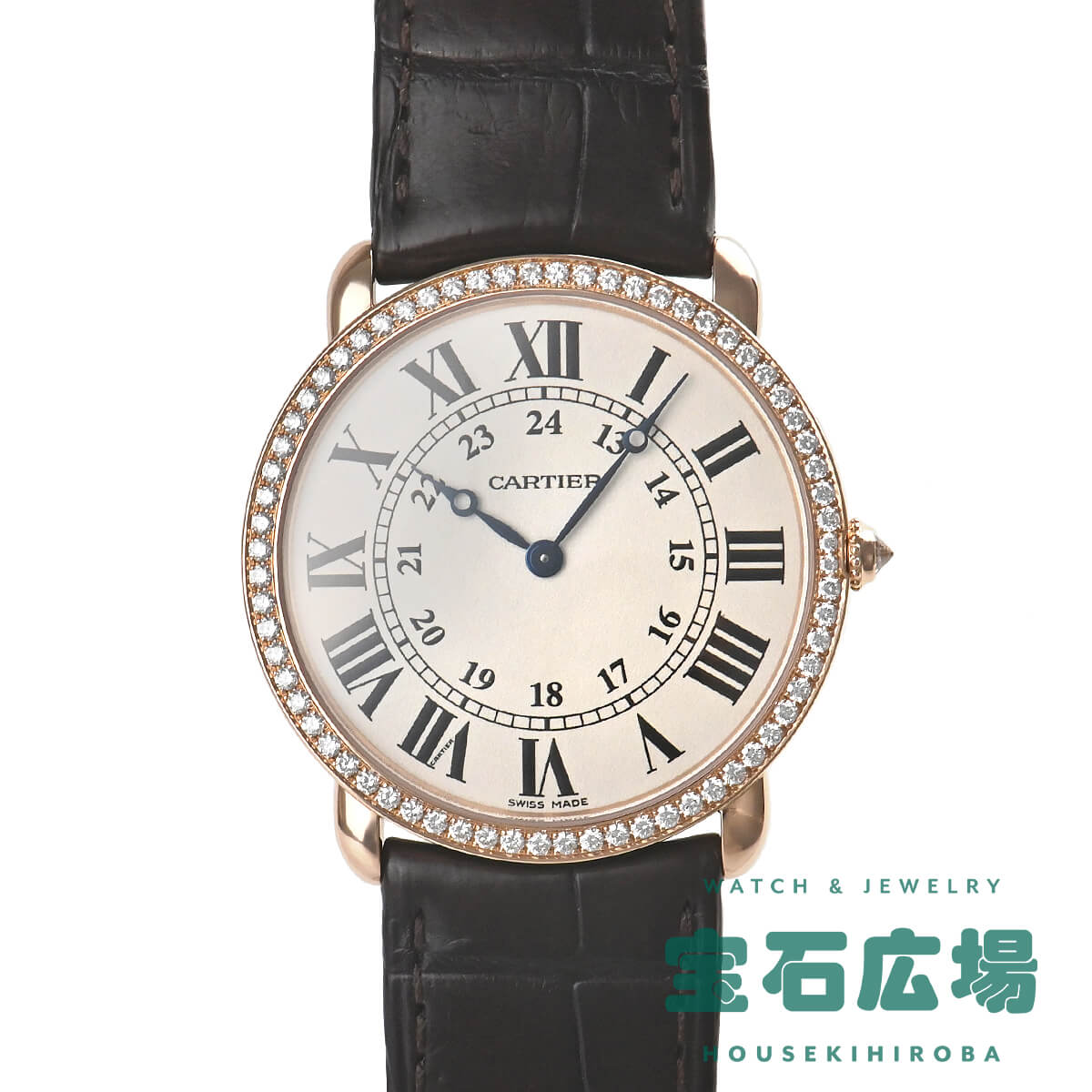 カルティエ Cartier ロンドルイカルティエ LM WR000651【中古】【未使用品】メンズ 腕時計 送料無料