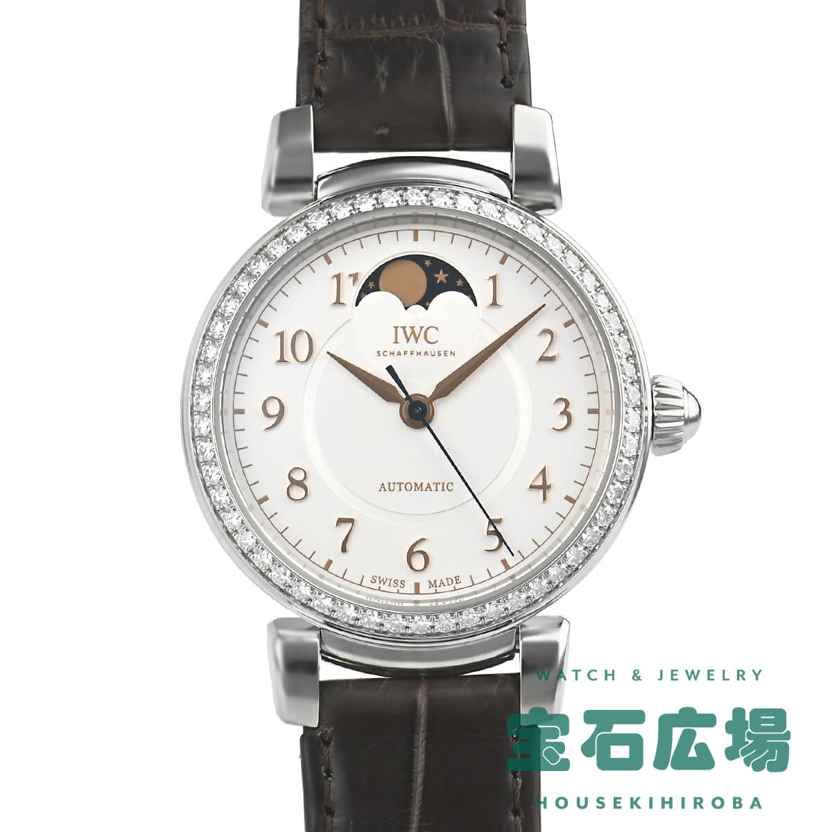 IWC アイダブリューシー ダ・ヴィンチ オートマティック ムーンフェイズ36 IW459307【中古】ユニセックス 腕時計 送料無料