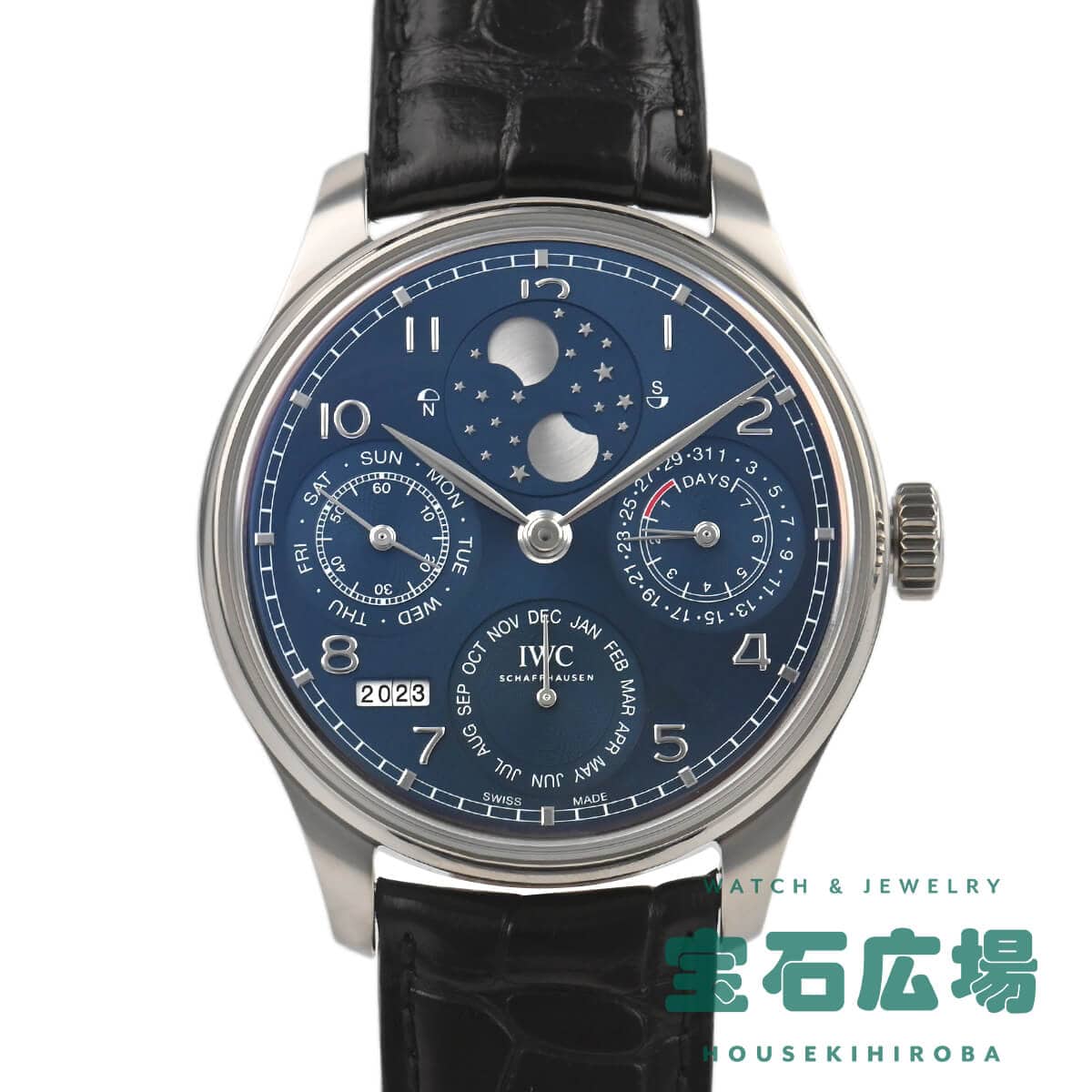 IWC アイダブリューシー ポルトギーゼ パーペチュアルカレンダー IW503401【中古】メンズ 腕時計 送料無料