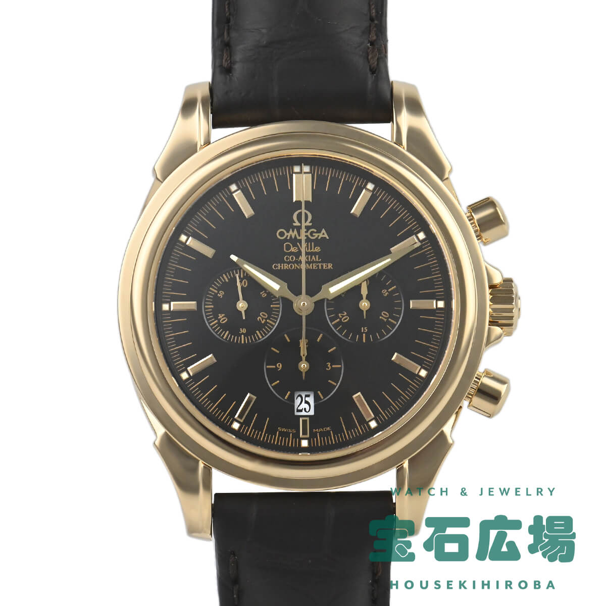 オメガ OMEGA デ ヴィル コーアクシャル クロノ 4641-5031【中古】メンズ 腕時計 送料無料