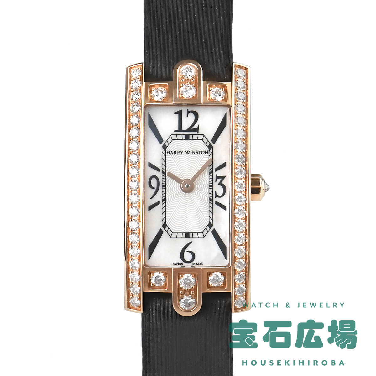 ハリー・ウィンストン HARRY WINSTON アヴェニューC ミニ AVCQHM16RR017(332/LQRL.M/D3.1)レディース 腕時計 送料無料