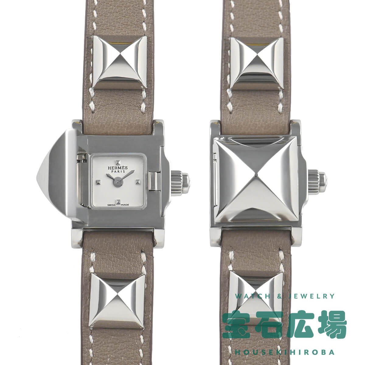 エルメス HERMES ミニメドール ME2.110【中古】レディース 腕時計 送料無料