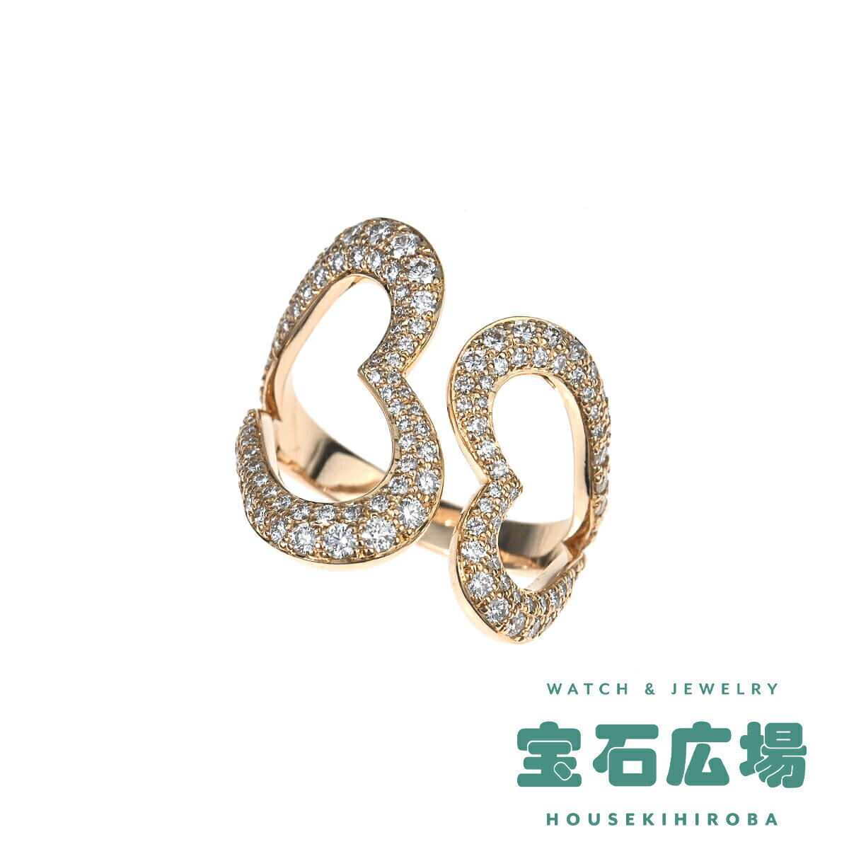 ピアジェ PIAGET ライムライト ハート パヴェダイヤ リング 【中古】レディース ジュエリー 送料無料