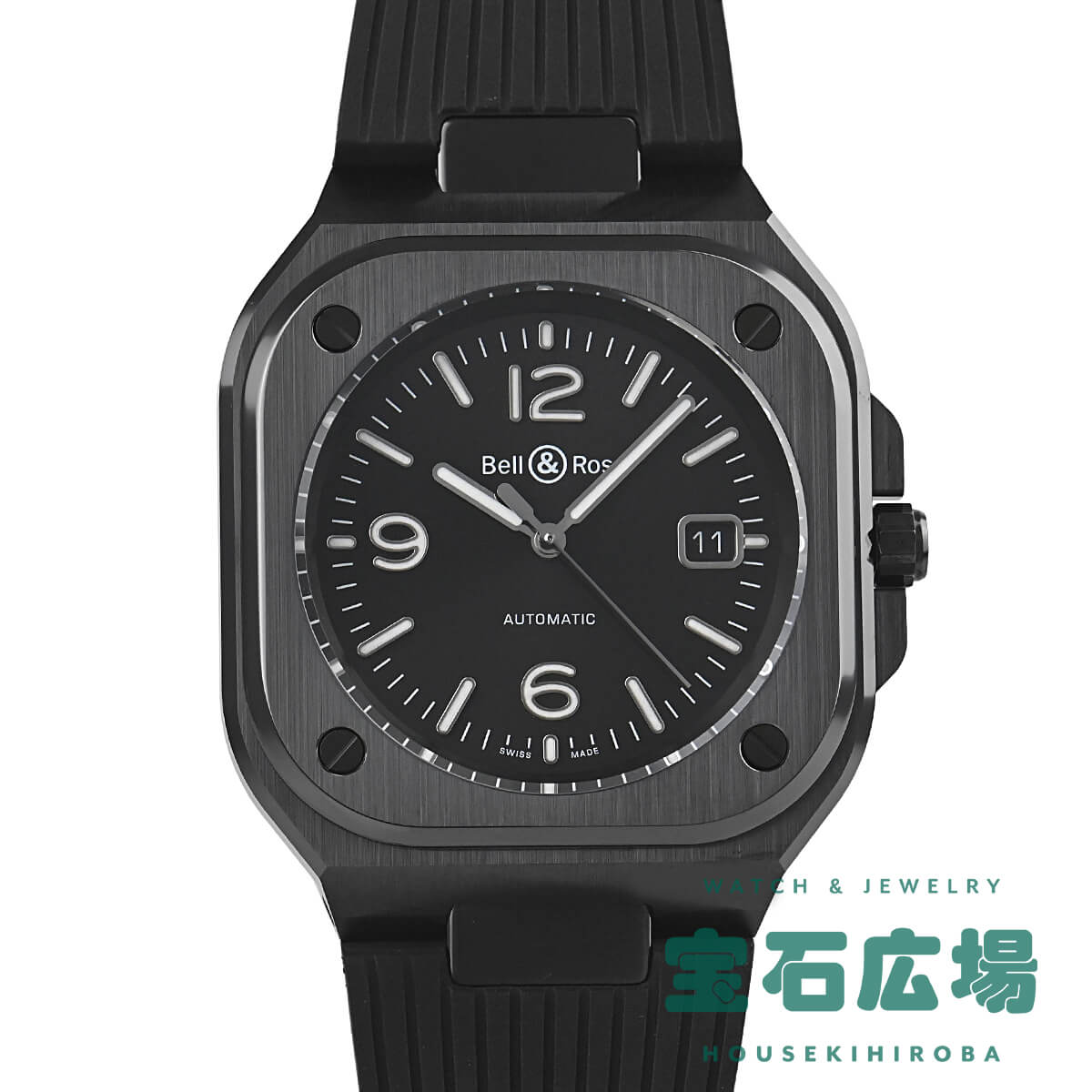 ベルandロス ベル＆ロス BELL & ROSS BR05 BLACK CERAMIC BR05A-BL-CE/SRB【新品】メンズ 腕時計 送料無料