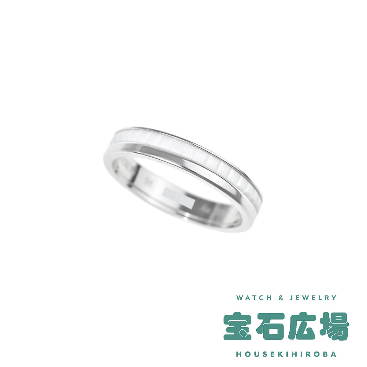 ブシュロン BOUCHERON キャトル ダブルホワイト(ハーフ)リング JAL00300【中古】【未使用品】ユニセックス ジュエリー 送料無料
