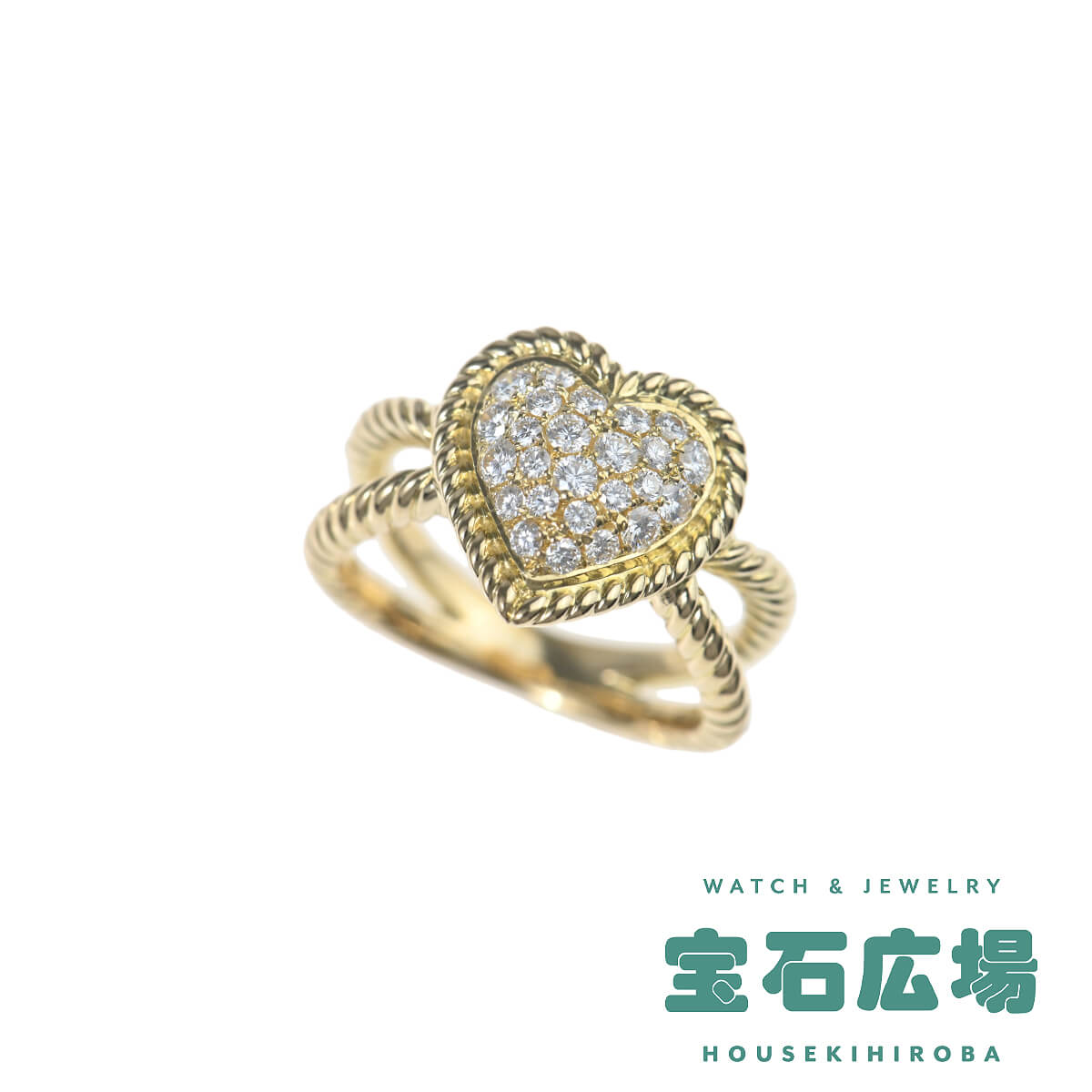 【中古】星の砂ハートパヴェダイヤリ...