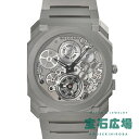 【最大30000円OFFクーポン5/1(木)0時開始】ブルガリ BVLGARI オクト フィニッシモ トゥールビヨン 世界限定50本 102937【中古】【未使...