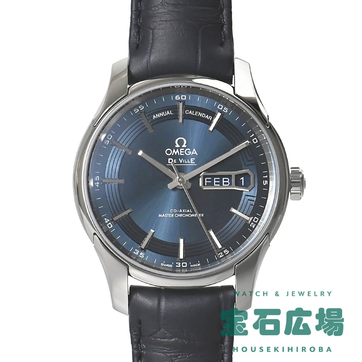 DeVille - オメガ OMEGA デ・ヴィル アワービジョン コーアクシャル アニュアルカレンダー 433.33.41.22.03.001【新品】メンズ 腕時計 送料無料
