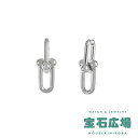 【最大30000円OFFクーポン11/1(土)0時開始】ティファニー TIFFANY&Co. ハードウェア ラージ リンク ピアス 68533694【新品】ユニセックス ジュエリー 送料無料