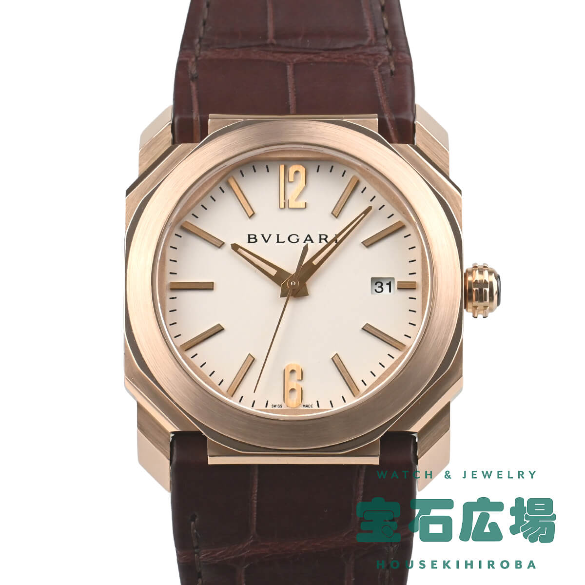ブルガリ BVLGARI オクト ソロテンポ BGOP38WGLD【中古】メンズ 腕時計 送料無料