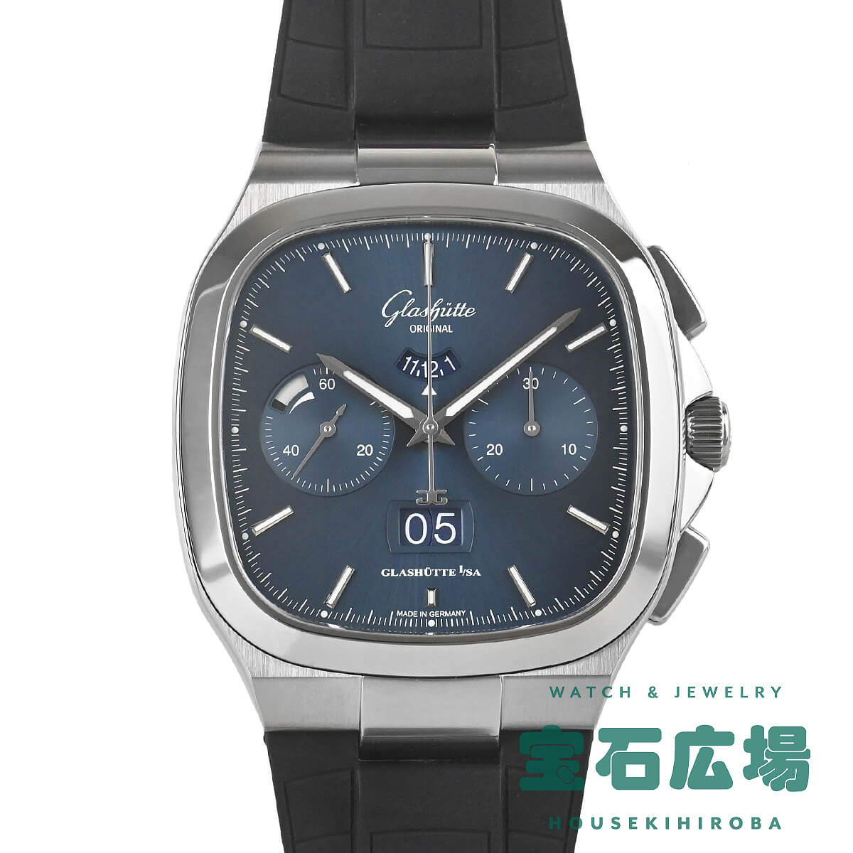 グラスヒュッテ・オリジナル Glashutte Original セブンティーズ クロノグラフ パノラマデイト 1-37-02-08-02-63【新品】メンズ 腕時計 送料無料