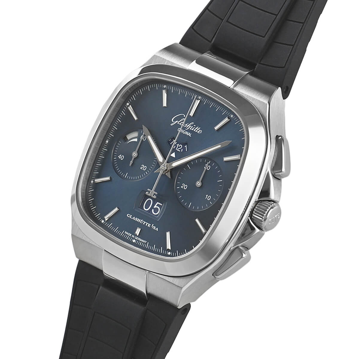 グラスヒュッテ・オリジナル Glashutte Original セブンティーズ クロノグラフ パノラマデイト 1-37-02-08-02-63【新品】メンズ 腕時計 送料無料