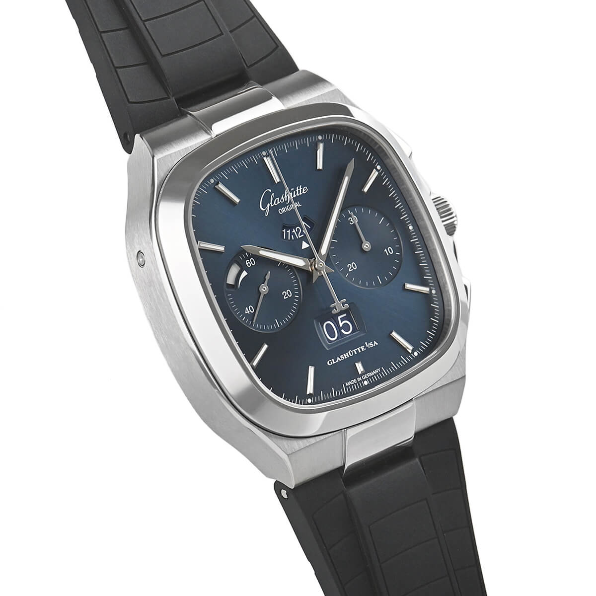 グラスヒュッテ・オリジナル Glashutte Original セブンティーズ クロノグラフ パノラマデイト 1-37-02-08-02-63【新品】メンズ 腕時計 送料無料