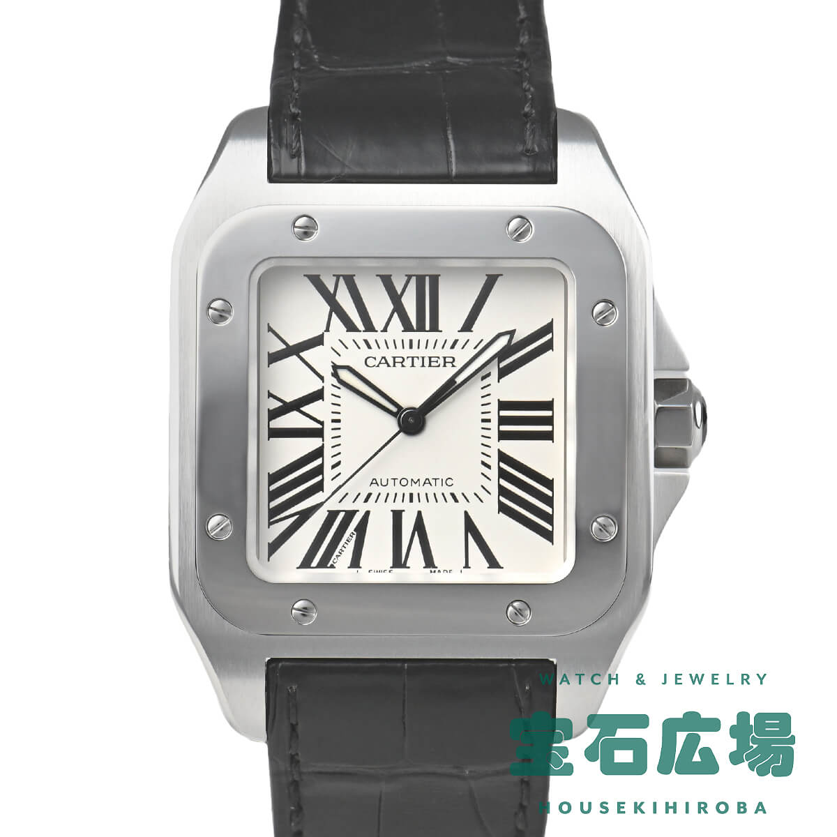 カルティエ Cartier サントス100 LM W20073X8【中古】メンズ 腕時計 送料無料