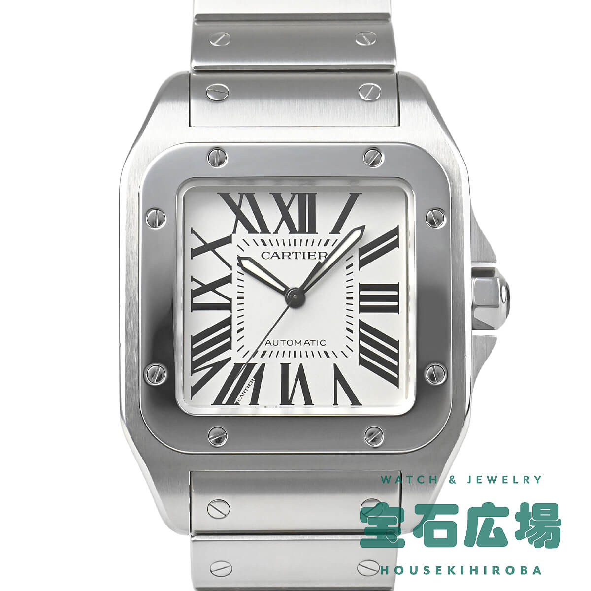 カルティエ Cartier サントス100 LM W200737G【中古】メンズ 腕時計 送料無料