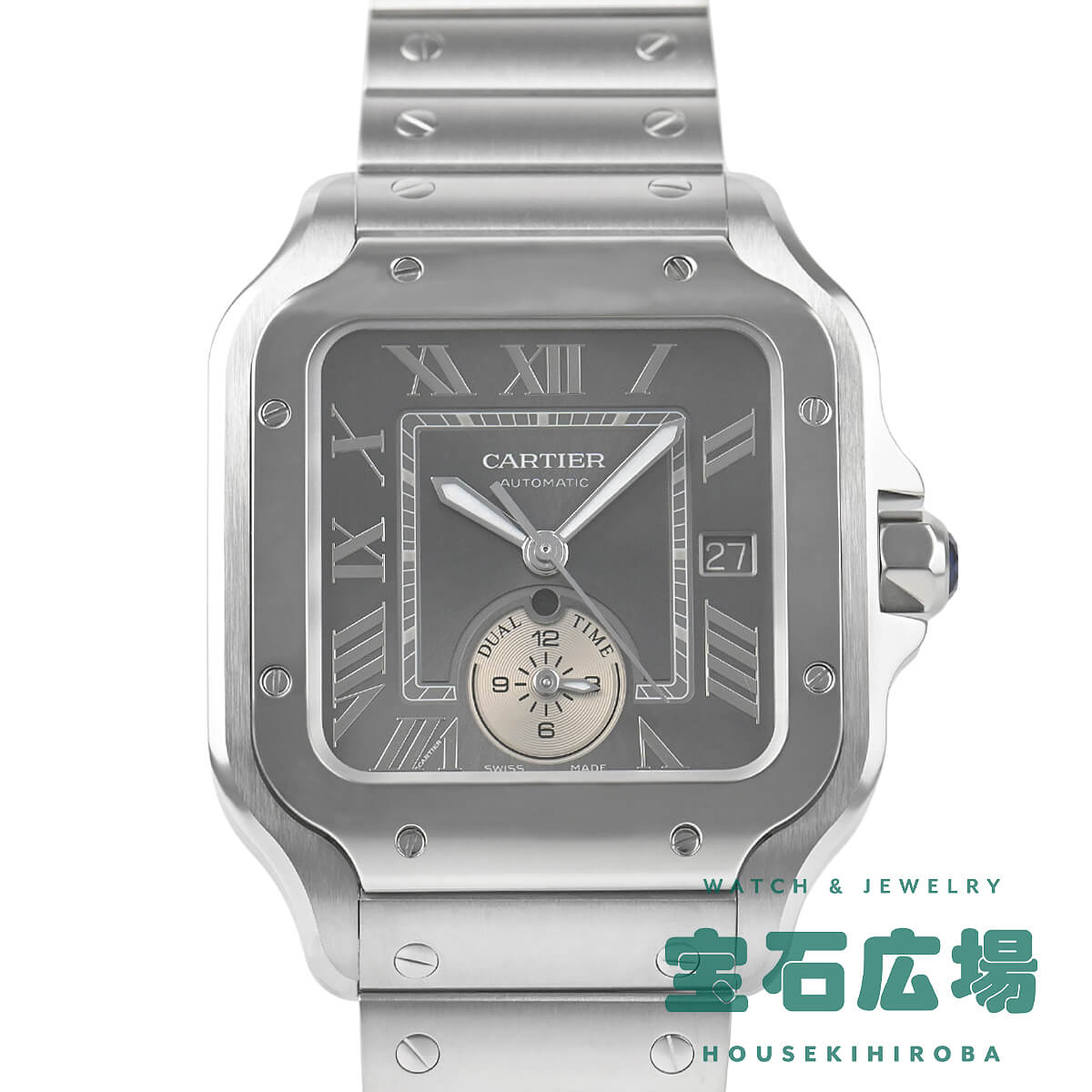 Other - カルティエ Cartier サントス ドゥ カルティエ デュアルタイムゾーン LM WSSA0076【新品】メンズ 腕時計 送料無料