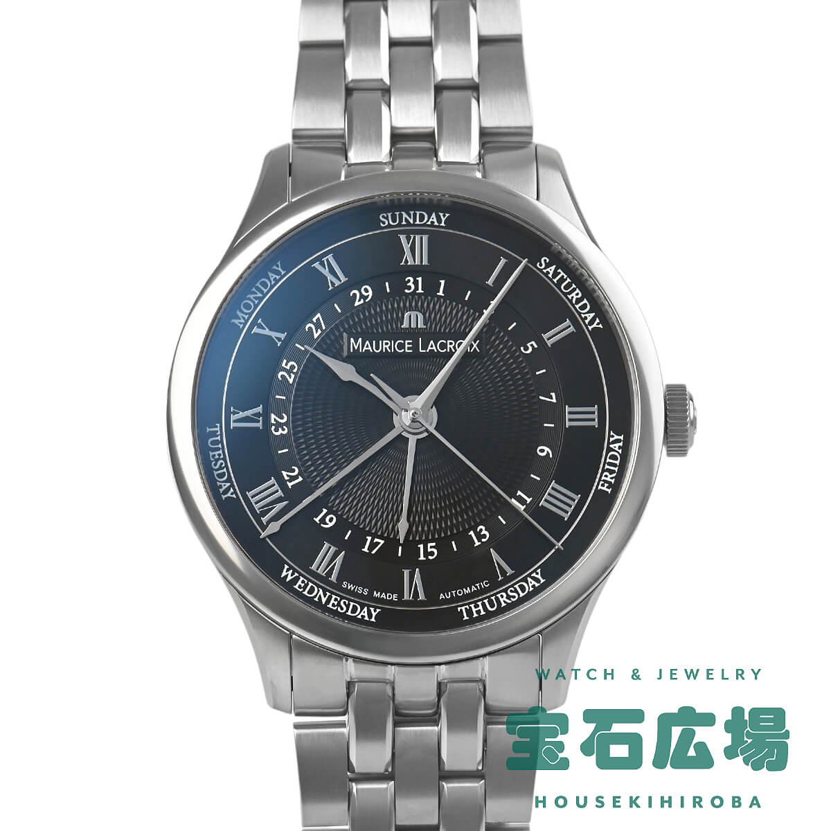 モーリス・ラクロア MAURICE LACROIX マスターピース トラディション ファイブハンズ MP6507-SS002-310【中古】メンズ 腕時計 送料無料