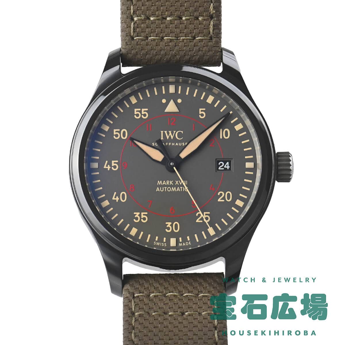 Pilot Watch - IWC アイダブリューシー パイロット・ウォッチ・マーク XVIII トップガン・ミラマー IW324702【中古】メンズ 腕時計 送料無料