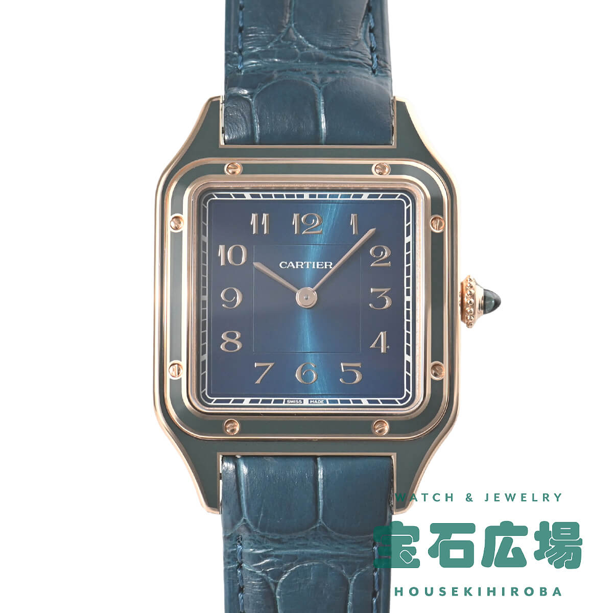 Santos Galbee - カルティエ Cartier サントスデュモン ラッカー LM WGSA0098【中古】メンズ 腕時計 送料無料