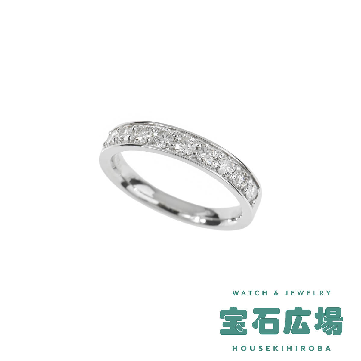 Rakuten - ノーブランド ハーフエタニティ ダイヤ リング 【中古】ユニセックス ジュエリー 送料無料