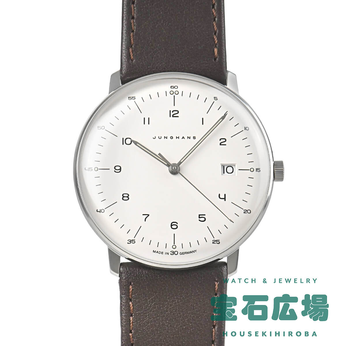 Rakuten - ユンハンス JUNGHANS マックス・ビル クォーツ 041/4461.02(041 4461 02)【新品】メンズ 腕時計 送料無料