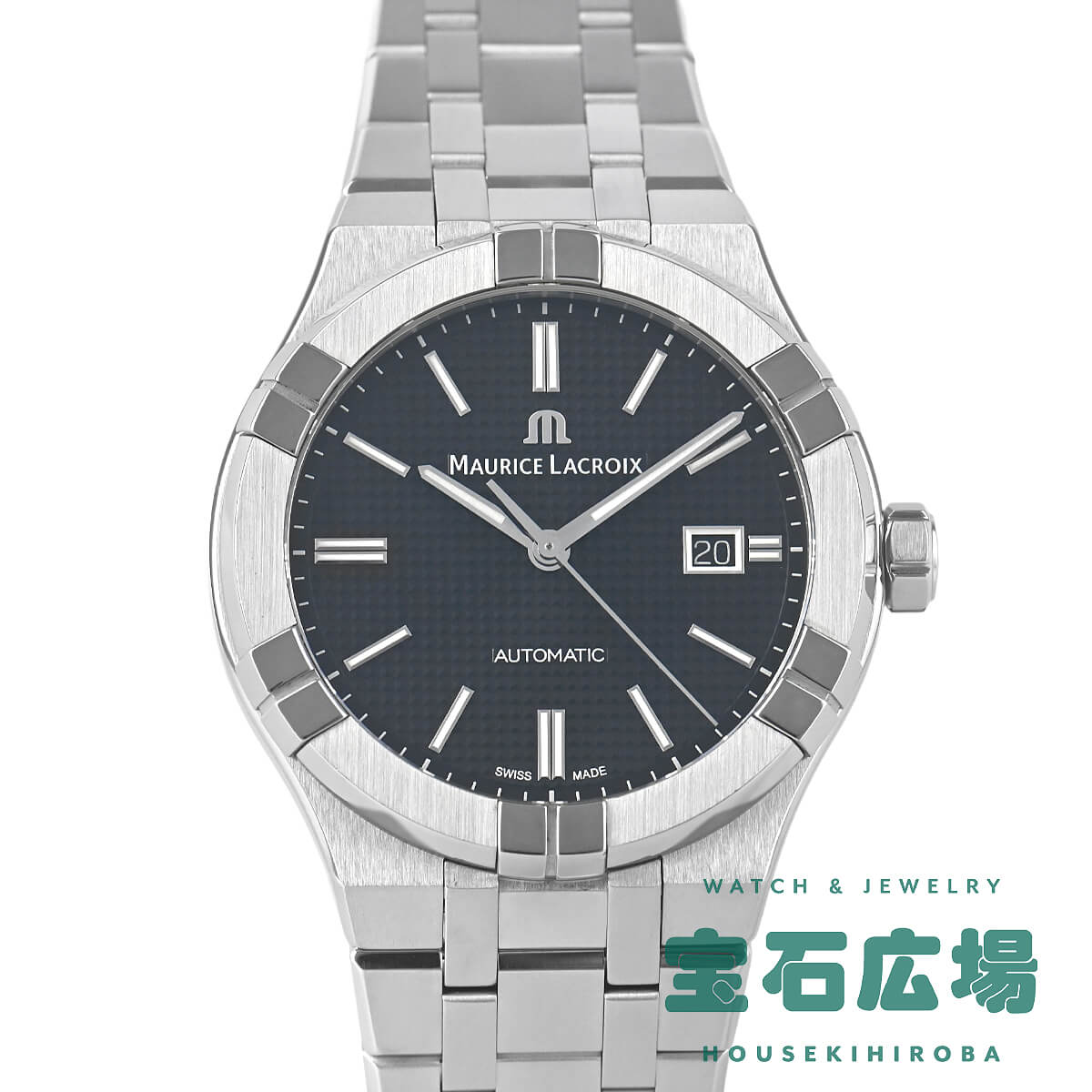 【最大30000円OFFクーポン6/1(月)0時開始】モーリス・ラクロア MAURICE LACROIX アイコン オートマティック 42 AI6008-SS002-330-1【中古】メンズ 腕時計 送料無料