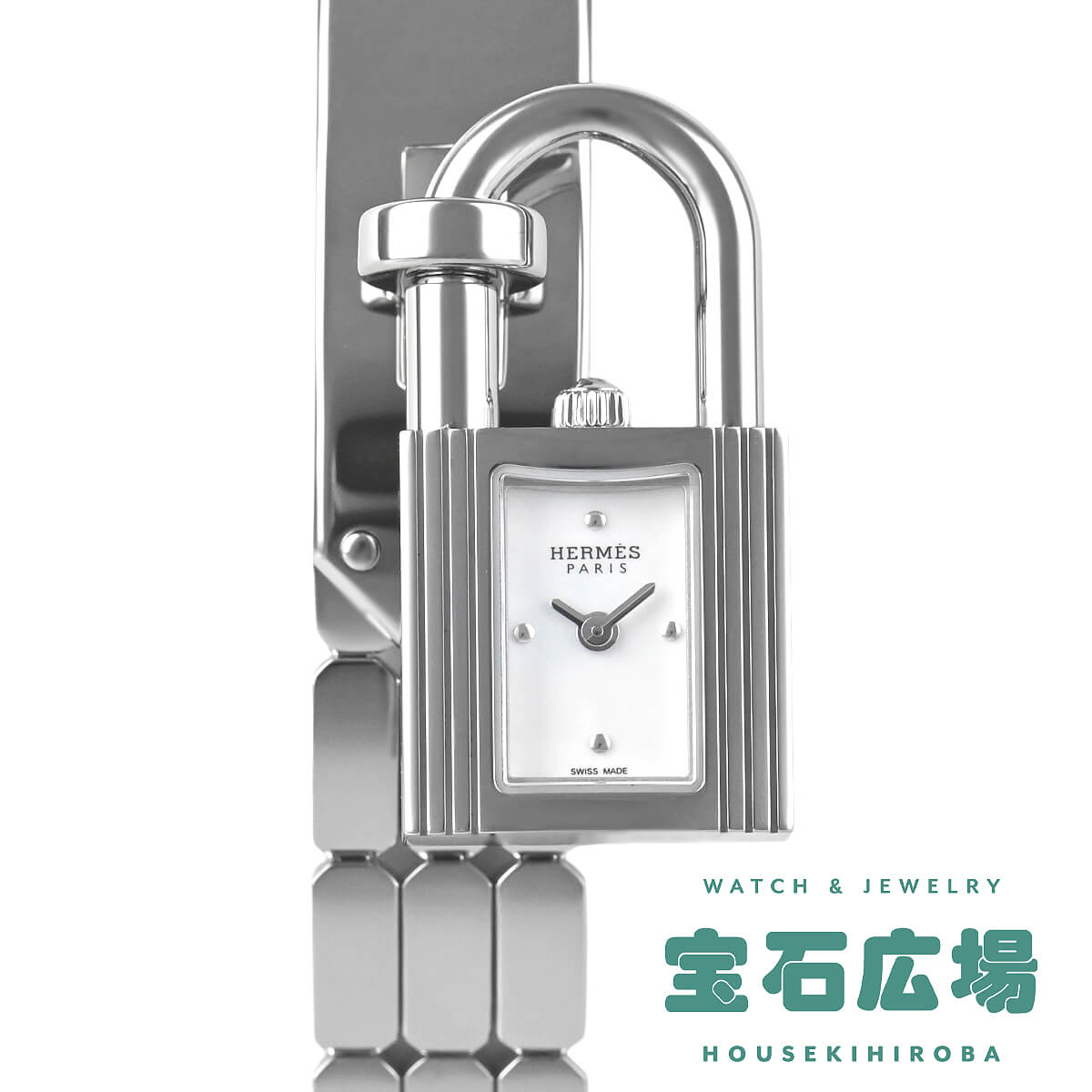 【最大30000円OFFクーポン6/1(月)0時開始】エルメス HERMES ケリーウォッチ ミニ 062467WW00(KE4.110)【中古】レディース 腕時計 送料無料