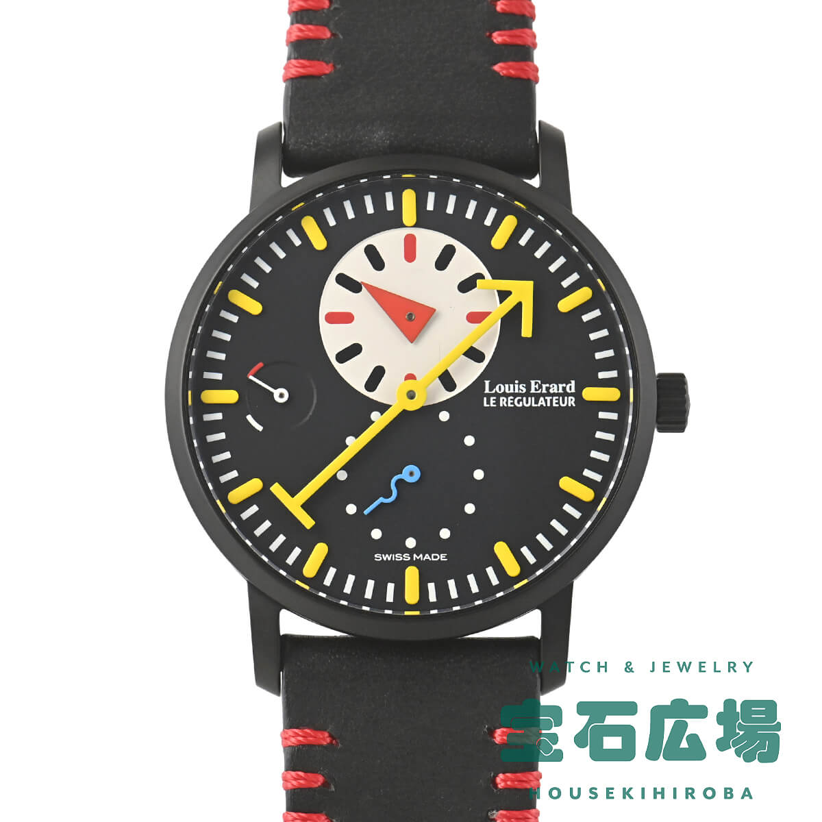 ルイ・エラール LOUIS ERARD エクセレンス レギュレーター×Alain Silberstein 世界限定178本 LE54230NS62BVA09メンズ 腕時計 送料無料