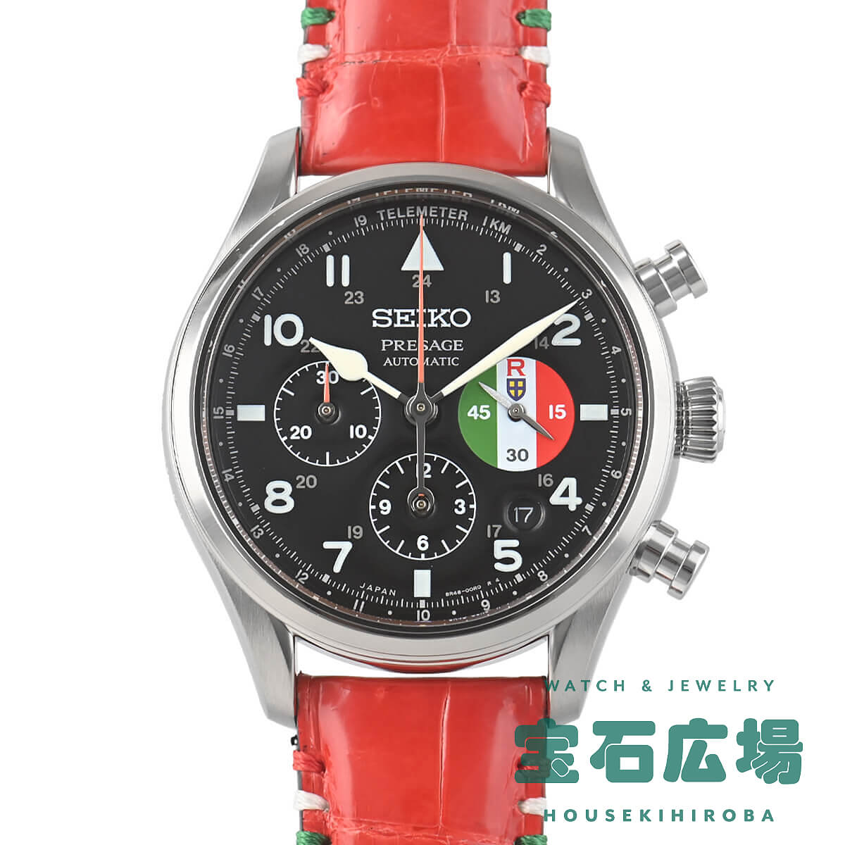 セイコー SEIKO プレザージュ スタジオジブリ 紅の豚コラボ 数量限定600本 SARK017 8R48-00P0【中古】メンズ 腕時計 送料無料