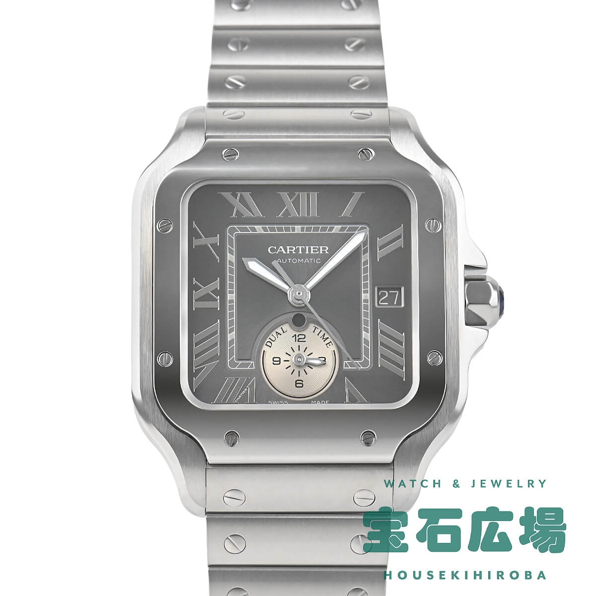 カルティエ サントス ドゥ カルティエ デュアルタイム LM WSSA0076