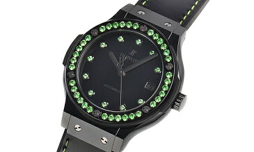 ウブロ クラシックフュージョン シャイニーセラミックグリーン 565.CX.1210.VR.1222【新品】 ユニセックス 腕時計 送料無料