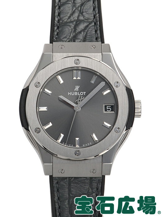 ウブロ 腕時計（レディース） ウブロ クラシックフュージョン レーシンググレー チタニウム 581.NX.7071.LR【新品】 レディース 腕時計 送料無料