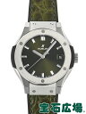 ウブロ 腕時計（レディース） ウブロ HUBLOT クラシックフュージョン グリーンチタニウム 581.NX.8970.LR【新品】 レディース 腕時計 送料無料
