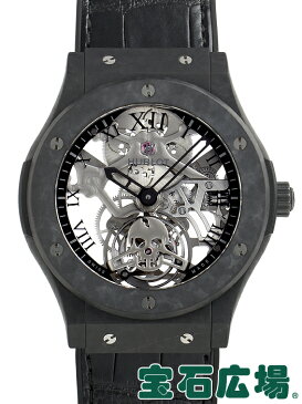 ウブロ HUBLOT クラシックフュージョン トゥールビヨン ブラックスカル 世界限定50本 505.UC.0140.LR.SKULL【中古】 メンズ 腕時計 送料無料