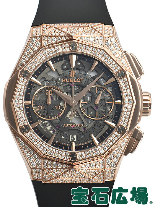 ウブロ HUBLOT クラシックフュージョン アエロフュージョン クロノグラフ オーリンスキー キングゴールドパヴェ 525.OX.0180.RX.1704.ORL19【新品】メンズ 腕時計 送料無料