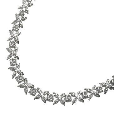 ティファニー TIFFANY＆CO ビクトリア オルタネーティング グラジュエイテッド マーキスダイヤ・ダイヤ ネックレス 27568394【中古】 ジュエリー 送料無料