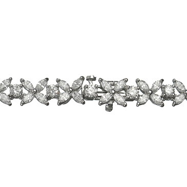 ティファニー TIFFANY＆CO ビクトリア オルタネーティング グラジュエイテッド マーキスダイヤ・ダイヤ ネックレス 27568394【中古】 ジュエリー 送料無料