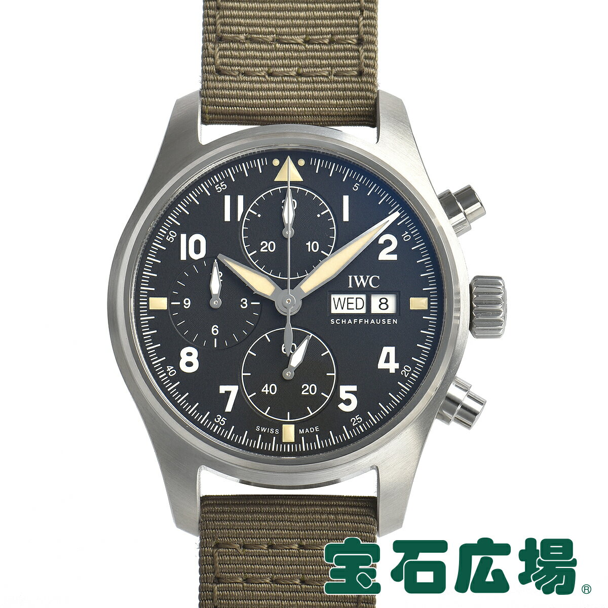 IWC (アイ・ダブリュー・シー) パイロットウォッチクロノ オートマティック スピットファイア IW387901【新品】メンズ 腕時計 送料無料