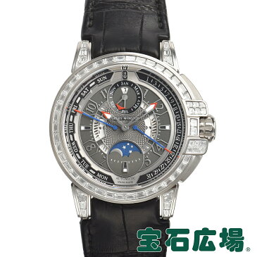 ハリー ウィンストン HARRY WINSTON オーシャンバイレトログラード パーペチュアルカレンダー 世界限定20本 OCEAPC42WW002【中古】【極美品】メンズ 腕時計 送料無料