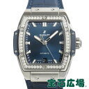 ウブロ HUBLOT スピリット オブ ビッグバン チタニウム ブルー ダイヤモンド 665.NX.7170.LR.1204【新品】ユニセックス 腕時計 送料無料