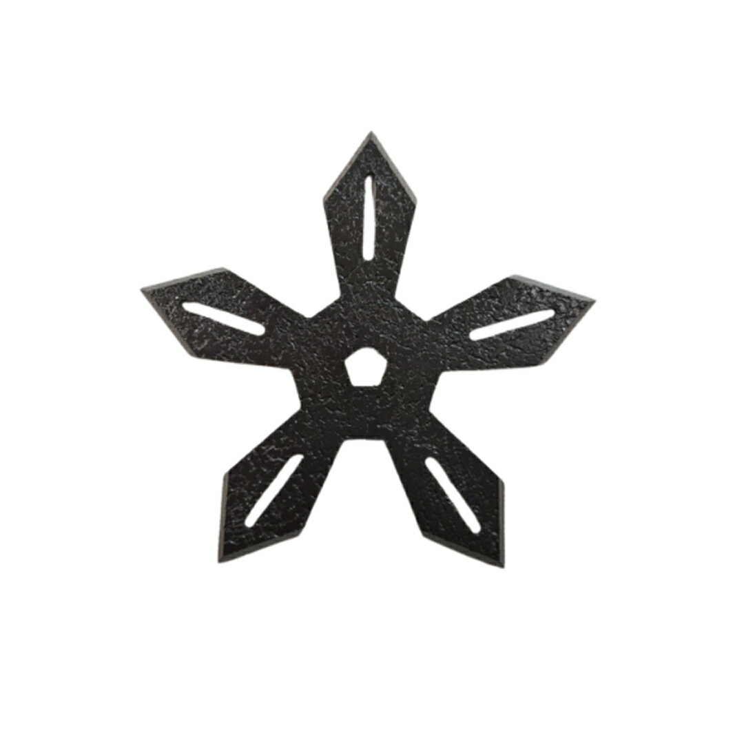 樂天商城 - 観賞用手裏剣 雪五光 鎚目仕上 桐箱入り