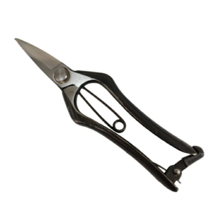 手打鍛造 片刃芽切鋏 180mm 金止付