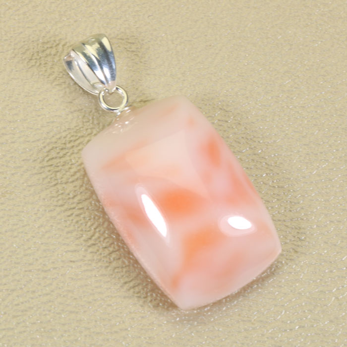 深海 珊瑚 ピンク ペンダント シルバー 無染色 SANSUI レディース 女性 ファッション アクセサリー ジュエリー 珊瑚婚式 3月誕生石 ラッピング無料 送料無料
